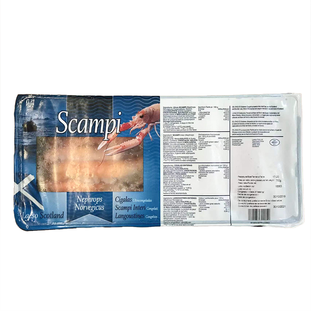 SCAMPI INTERI 17/20 CONG.750GX6PZ 海螯虾
